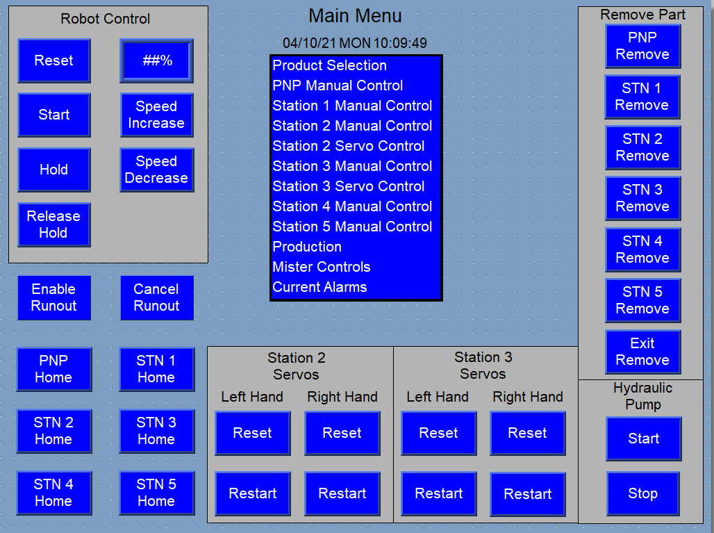 A human machine interface.